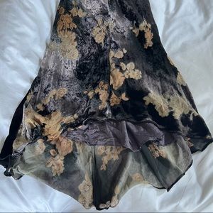 the most beautiful italian summer velvet maxi dress vintage